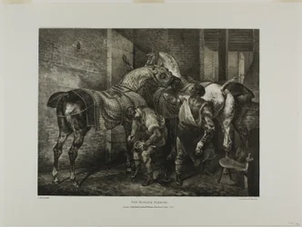 The English Farrier, plade 10 fra forskellige emner tegnet fra livet og på sten (The English Suite)