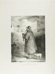The Piper, planche 1 fra Various Subjects Drawn from Life and on Stone (The English Suite)