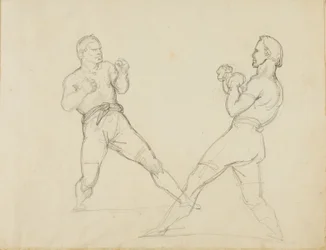 To boksere i sparring