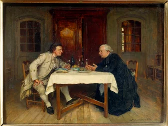 Kurens vin. Maleri af Ernest Meissonier (1815 - 1891)