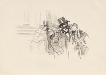 På børsen, ca. 1900 (litografi)