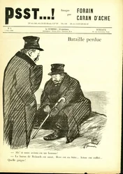 Illustration af Jean-Louis Forain (1852-1931) i Psst...!
