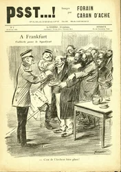 Illustration af Jean-Louis Forain (1852-1931) i Psst...!