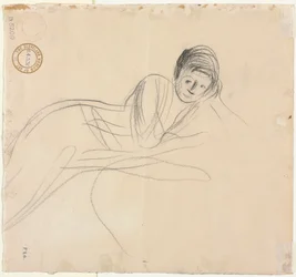 Reclining Woman verso, 1915.
