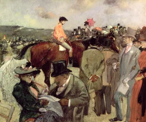 Hestevæddeløbet, ca. 1890