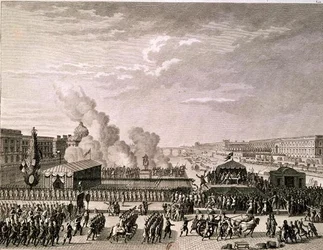 Proklamation af faren for hjemlandet, 22. juli 1792, indgraveret af Pierre Gabriel Berthault (1737-1831)