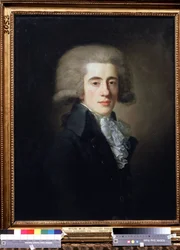 Portræt af den russiske vicekansler Nikita Panin (1770-1837) (Portræt af vicekansleren Nikita Panin). Maleri af Jean Louis Voille (1744-efter 1803). Olie på lærred, 73,1 x 57 cm