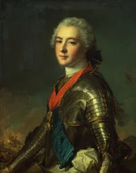 Portræt af Louis Jean Marie de Bourbon, hertug af Penthievre (olie på lærred)