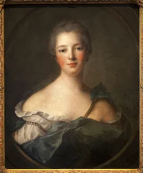 Jeanne Antoinette Poisson, Marquise af Pompadour (1721-1764) - Maleri fra Jean Marc (Jean-Marc) Nattiers værksted (1685-1766), olie på lærred