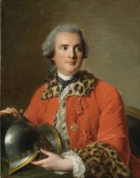 Portræt af Jean-Victor de Rochechouart de Mortemart 1712-1771, 1756