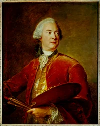Portræt af Louis Tocque 1696-1772, 1739.