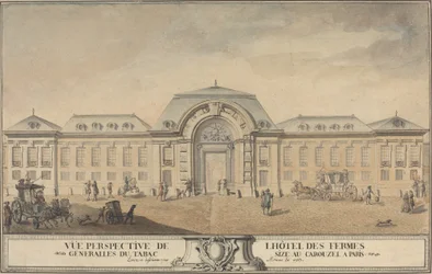 Udsigt over Hôtel des Fermes Générales du Tabac