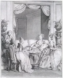 Frygt ikke, min gode ven, indgraveret af I.S. Helman (1743-1809)