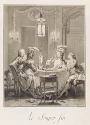 Den fine nadver, 1781, graveret af I.S. Helman (1743-1809)