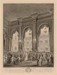 Maskebal givet på Hôtel de Ville, 23. januar 1782.