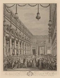 Den kongelige fest på Hôtel de Ville, 21. januar 1782.