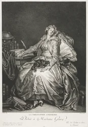 Madame Greuze i søvn, 1776.