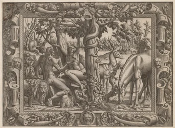 Evas fristelse, ca. 15451547.