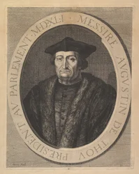 Augustin de Thou, formand for parlamentet.