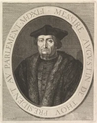 Augustin de Thou, formand for parlamentet.