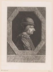 Portræt af Louis XI, konge af Frankrig