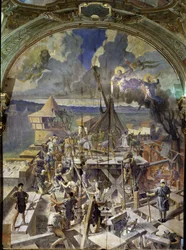 Fresco af Jean Paul Laurens