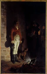 Hertugen af Enghiens død (1772-1804). Louis Antoine Henri de Bourbon, hertug af Enghien (1772-1804), blev uden beviser mistænkt for at have sammensvoret sig mod førstekonsul Napoleon Bonaparte og henrettet den 21. marts 1804 i Vincennes.
