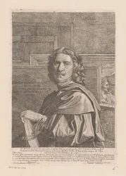 Portræt af Nicolas Poussin