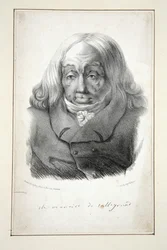 Portræt af Talleyrand, 79 år, pub.1835 (gravering)