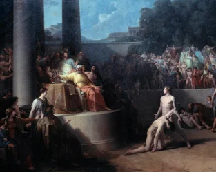De olympiske leges maleri af Jean Pierre Saint Ours (1752-1809) 1700-tallets Geneve, Museum of Art and History