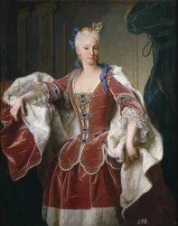 Portræt af Elisabeth Farnese, Spaniens dronning, 1723