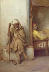 Algeriske mænd hviler, 1882
