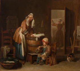 Kvinde, der vasker (The Washerwoman)