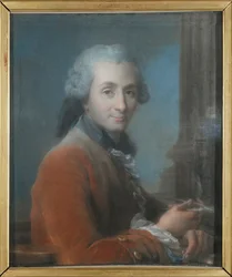 Portræt af arkitekten Jacques Gondouin de Folleville 1737-1818, ca. 1780.