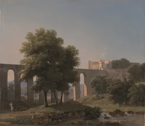 En akvædukt nær en fæstning, 1807