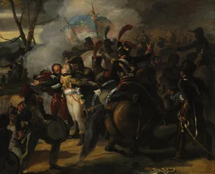 General Colberts død, ca. 1809-10 (olie på stof)