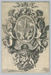 Design til Holy Water Tude, fra "Inventions Pour Faire des Plaques"