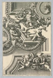 Design til malede rammer, fra "Bordures de Tableau"