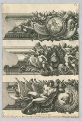 Design til malede rammer, fra "Bordures de Tableau"
