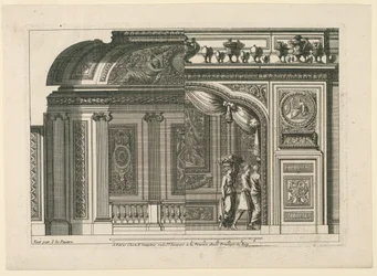 Design til en fransk alkove, fra "Alcoves à le Francoise"