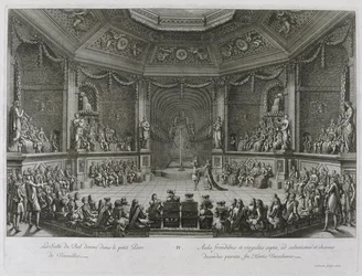 Den store kongelige underholdning i Versailles, 18. juli 1668
