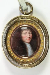 Ludvig XIV, konge af Frankrig (emalje)