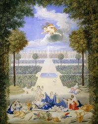 Frankrig, Versailles, parterre af Grand Trianon, af Jean Cotelle