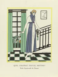 Hvilken hat skal jeg have på?, pub. 1914 (stenciltryk)