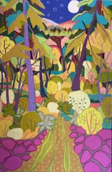 Den fantasifulde natte-skov