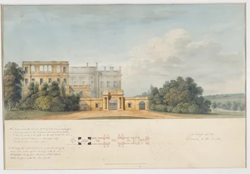Et design til indgangen til retten, Chatsworth