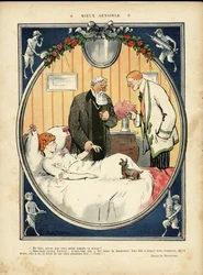 Illustration af Jehan Testevuide (1873-1924) i Le Lire, nr. 375, 09/04/10 - Bedre følsom - Medicinsk
