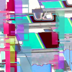 Livlig abstrakt glitch