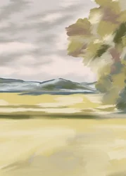 Fred og ro i det gyldne landskab