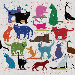 Cat Love, 2022 (blandet medier)
